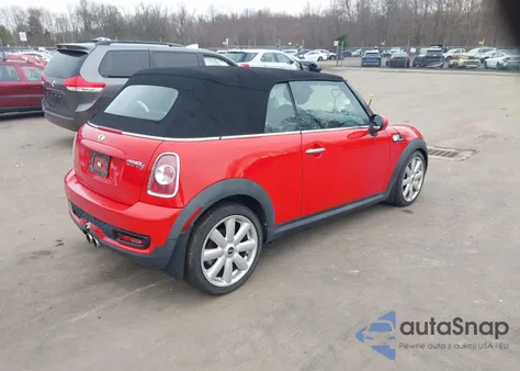 2013 Mini Convertible Cooper S из США, поврежденный, VIN WMWZP3C5XDT705174